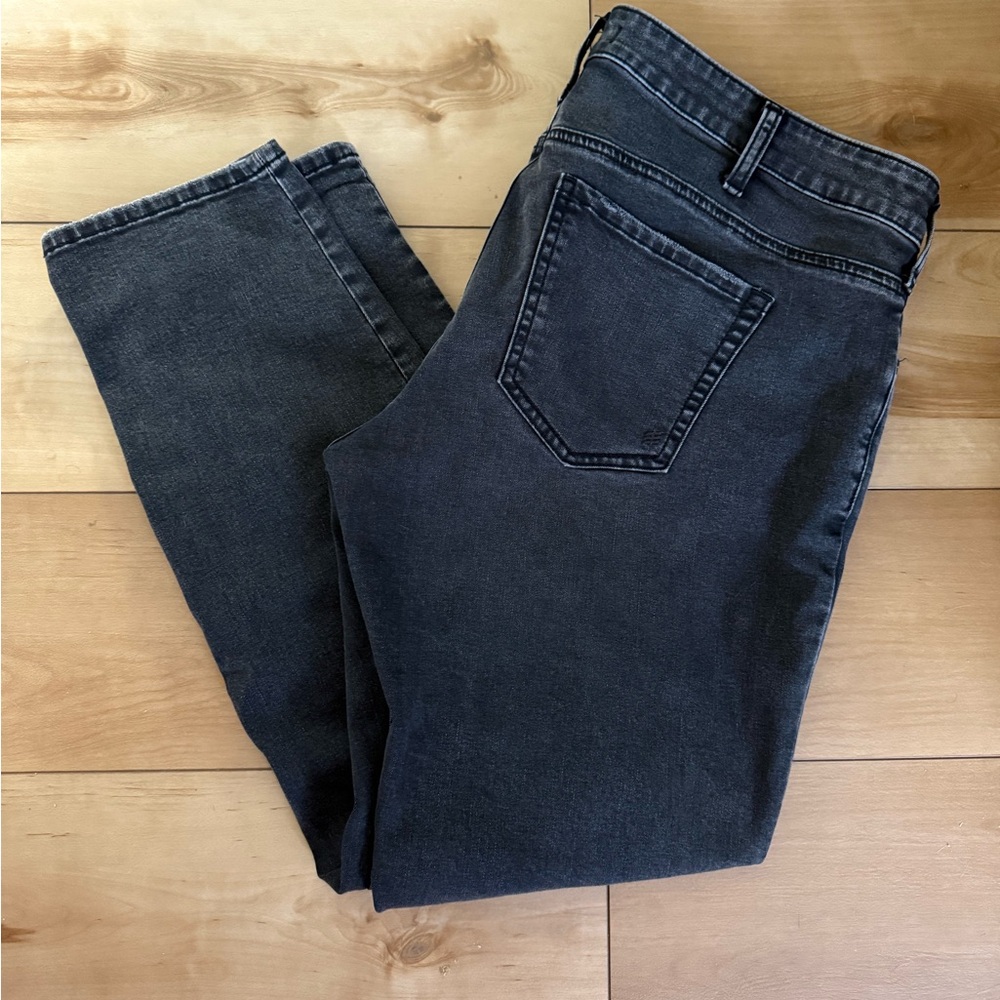 Silver Boyfriend Mid Rise Slim Leg Jeans